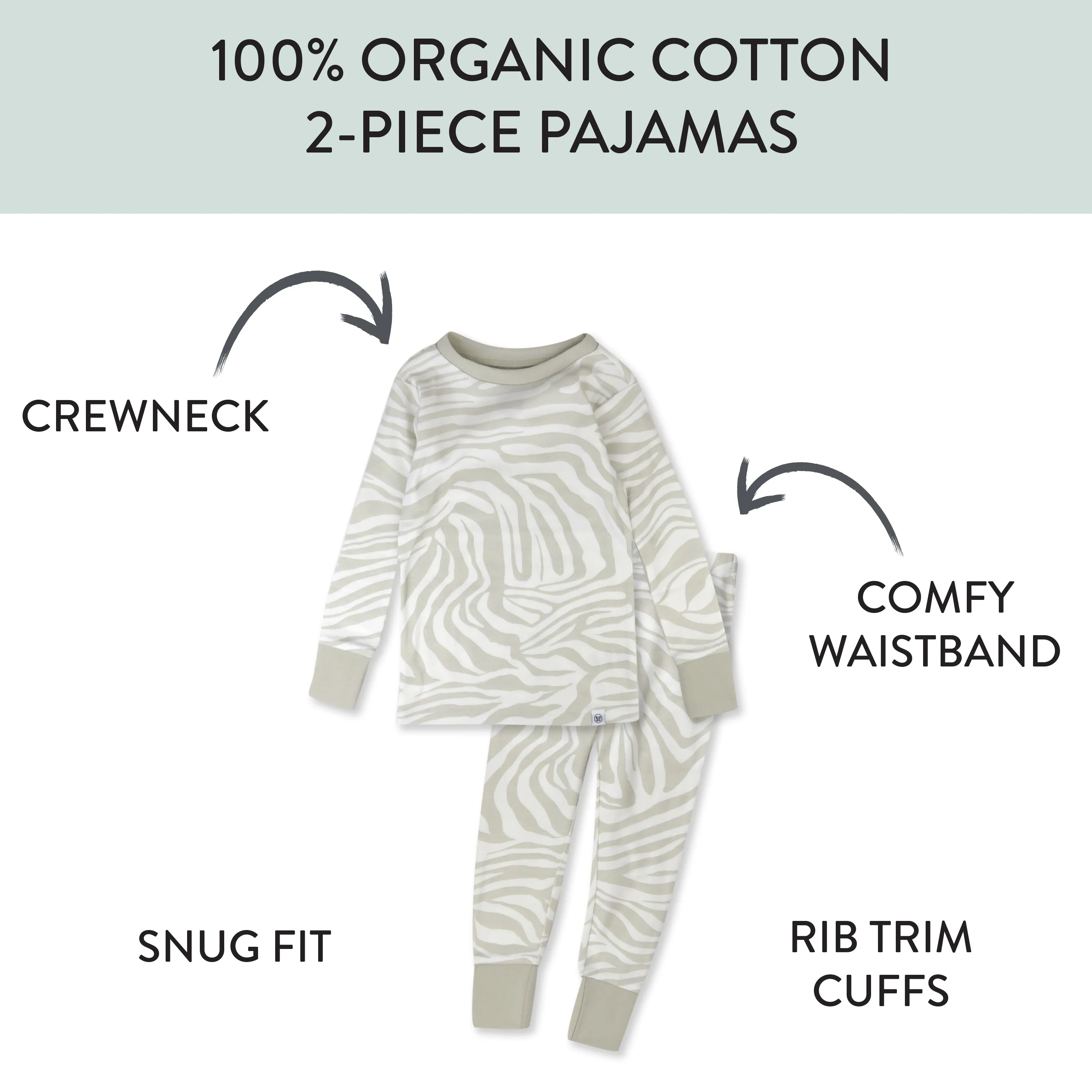 2-Piece Organic Cotton Pajamas