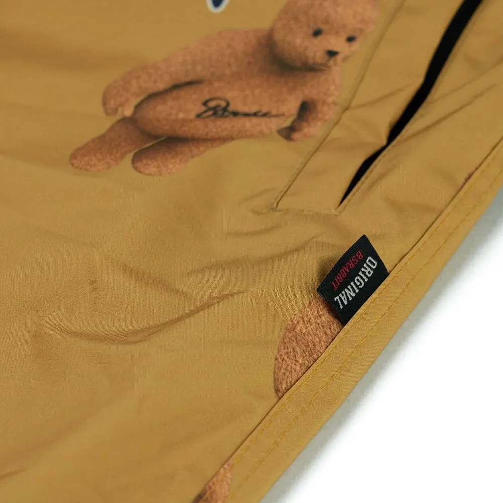 3D BEARRABBIT WIDE TRACK PANTS BROWN