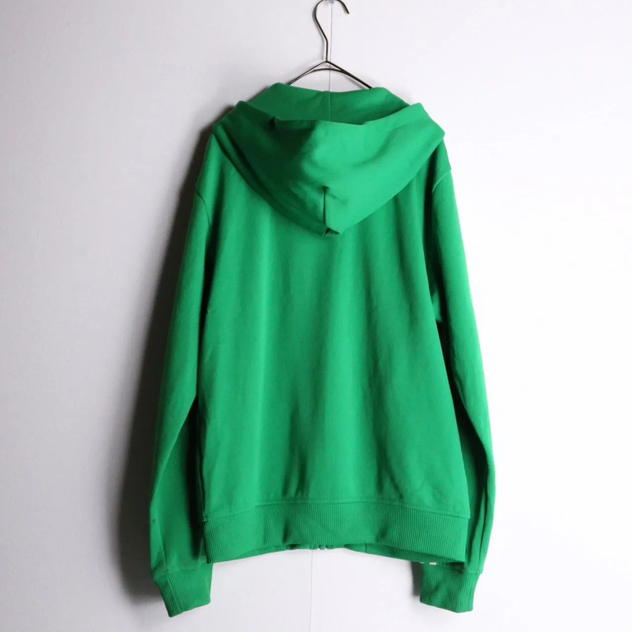 “adidas”greencolor hoodie track jacket