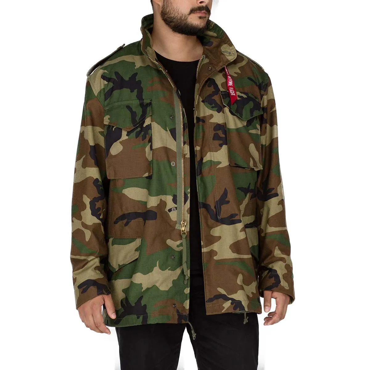 Alpha Industries M-65 Field Jacket Woodland Camo