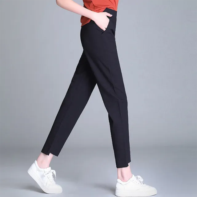 Ankle-Length Pants With Straight Leg