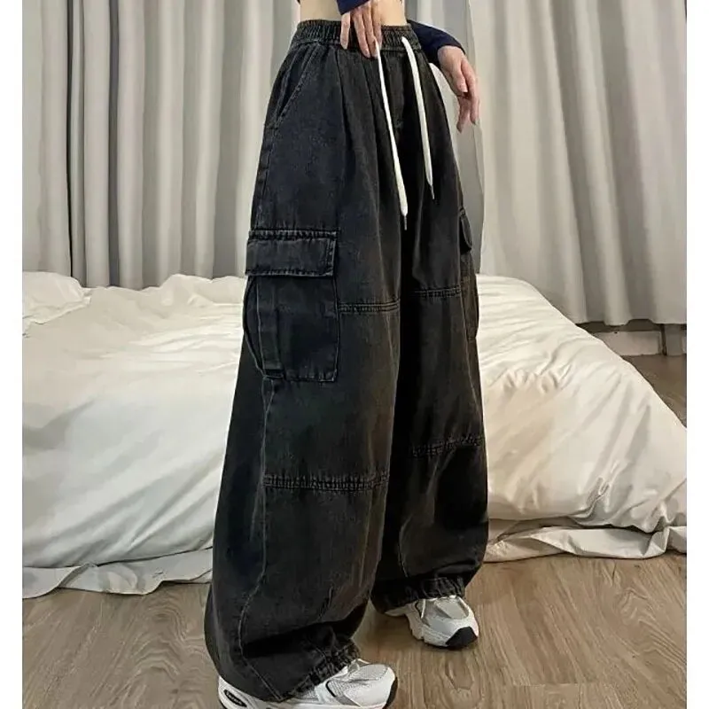 Baggy High Waist Cargo Pants