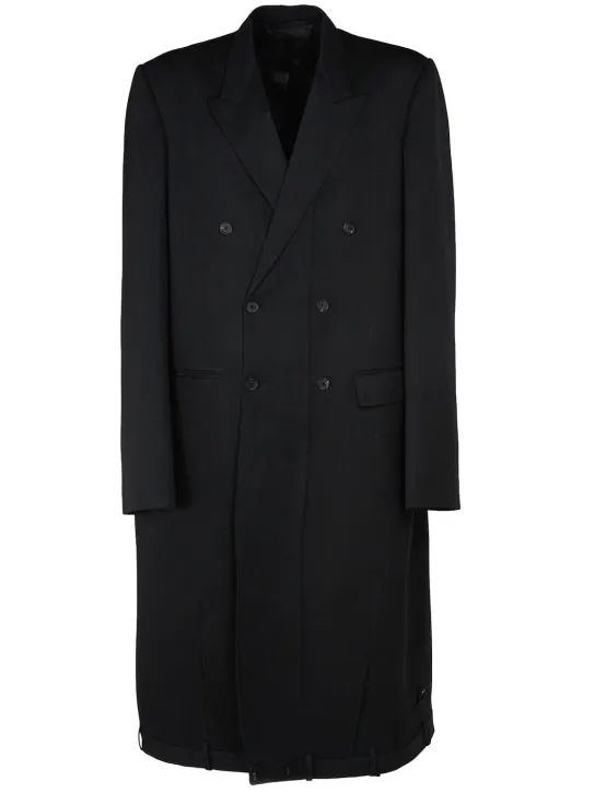 Balenciaga   Wool gabardine coat 