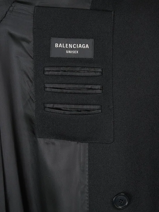 Balenciaga   Wool gabardine coat 