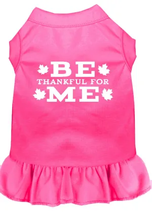 Be Thankful For Me Screen Print Dress Bright Pink Xxxl (20)