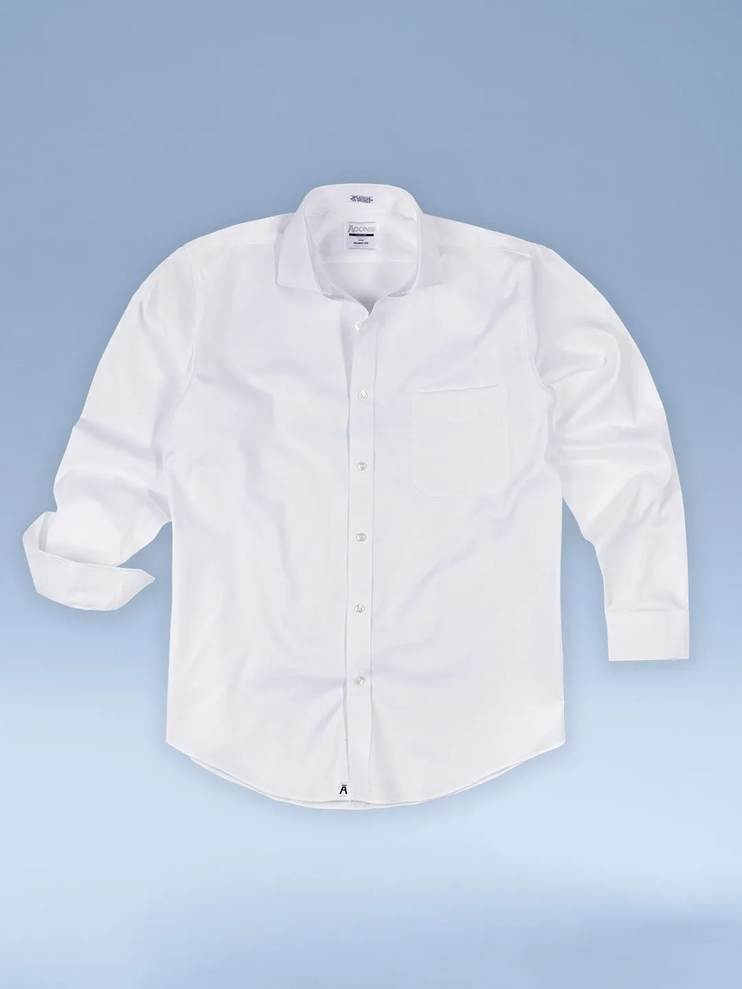 Boys Slim Fit Easy Care Stretch Twill Dress Shirt