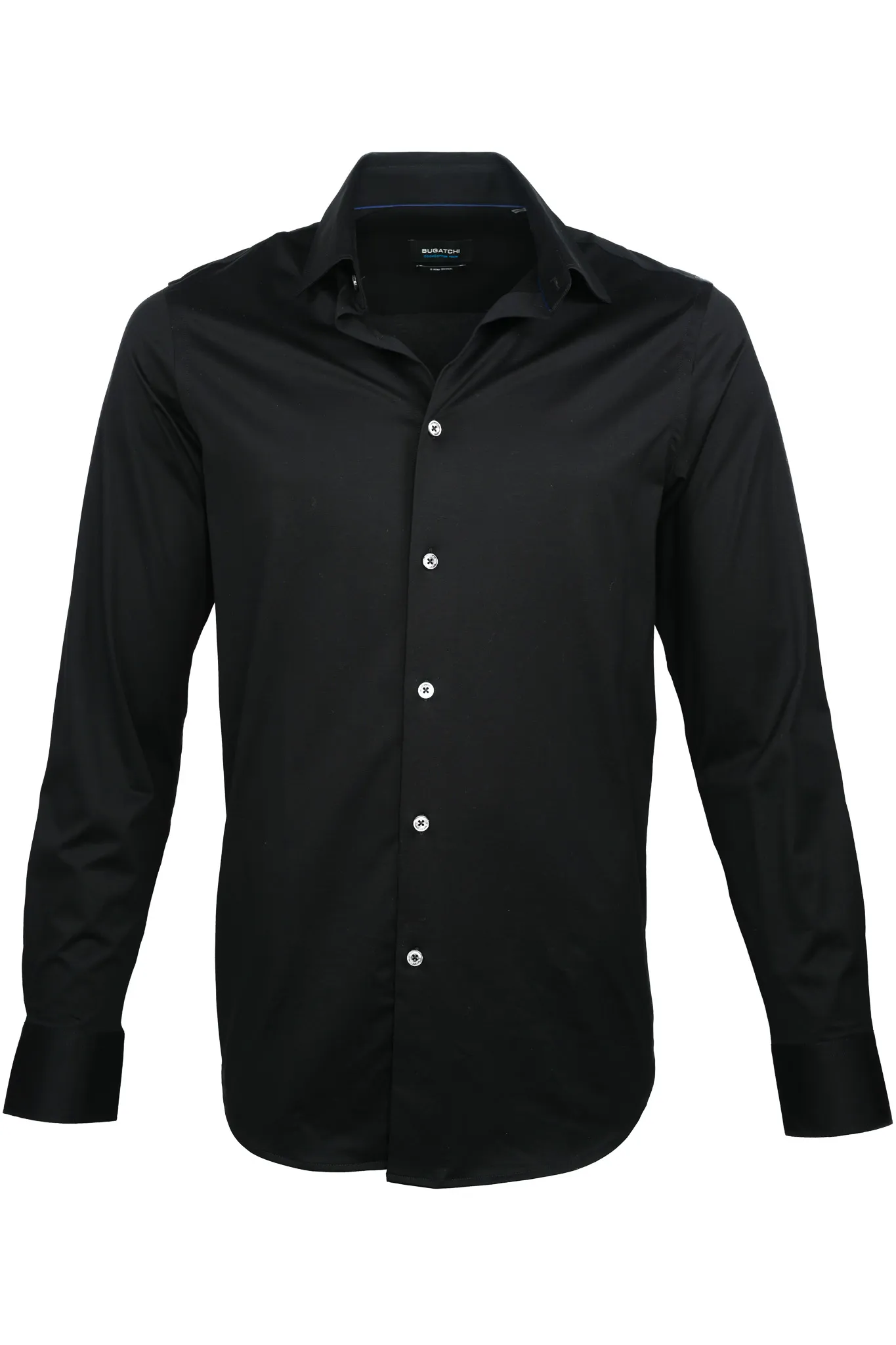 Bugatchi OoohCotton Stretch Shirt Black