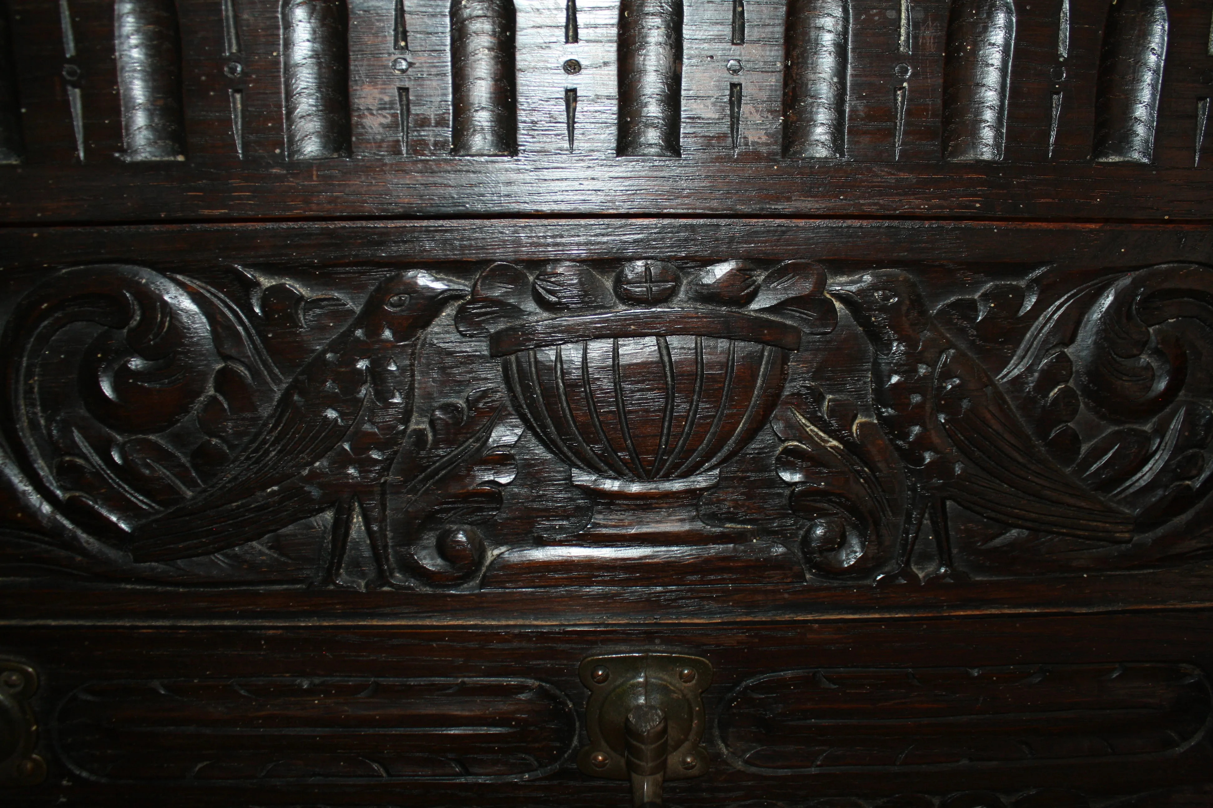 Carved Coat Rack