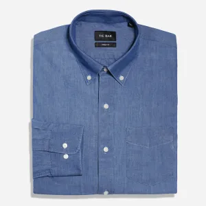 Chambray Medium Wash Dress Shirt