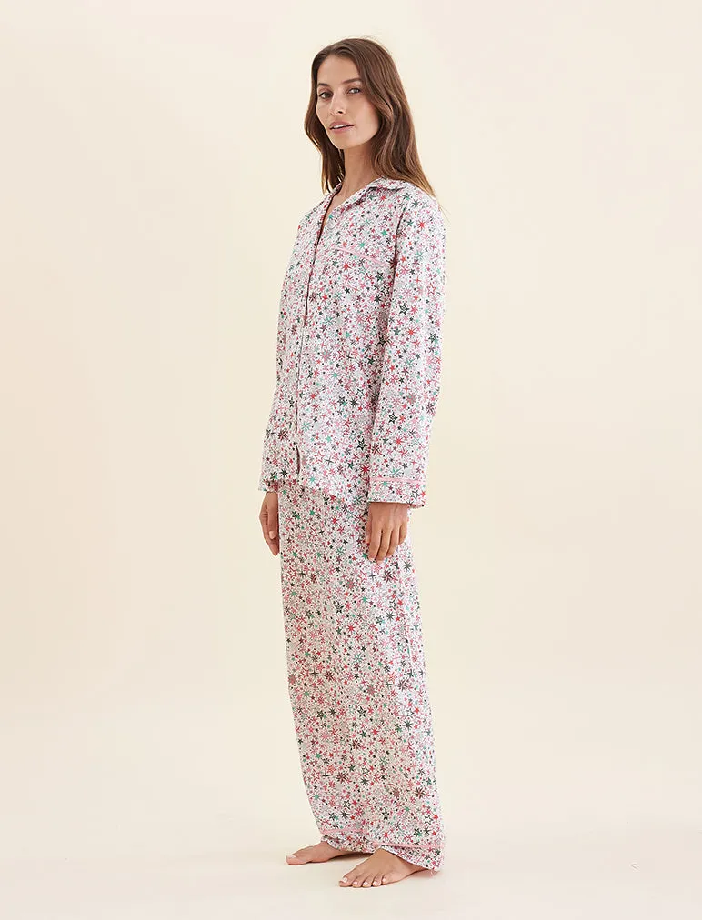 Christmas Stars Full Length PJ Set