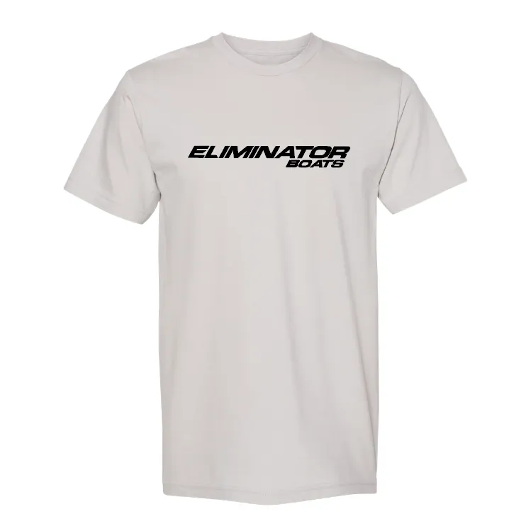 Classic Eliminator Boats Men's T-Shirt- Silver/ Black