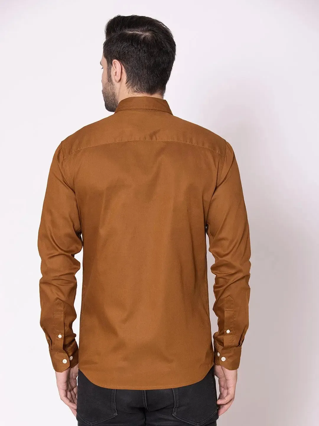 Copper Button-Down Shirt