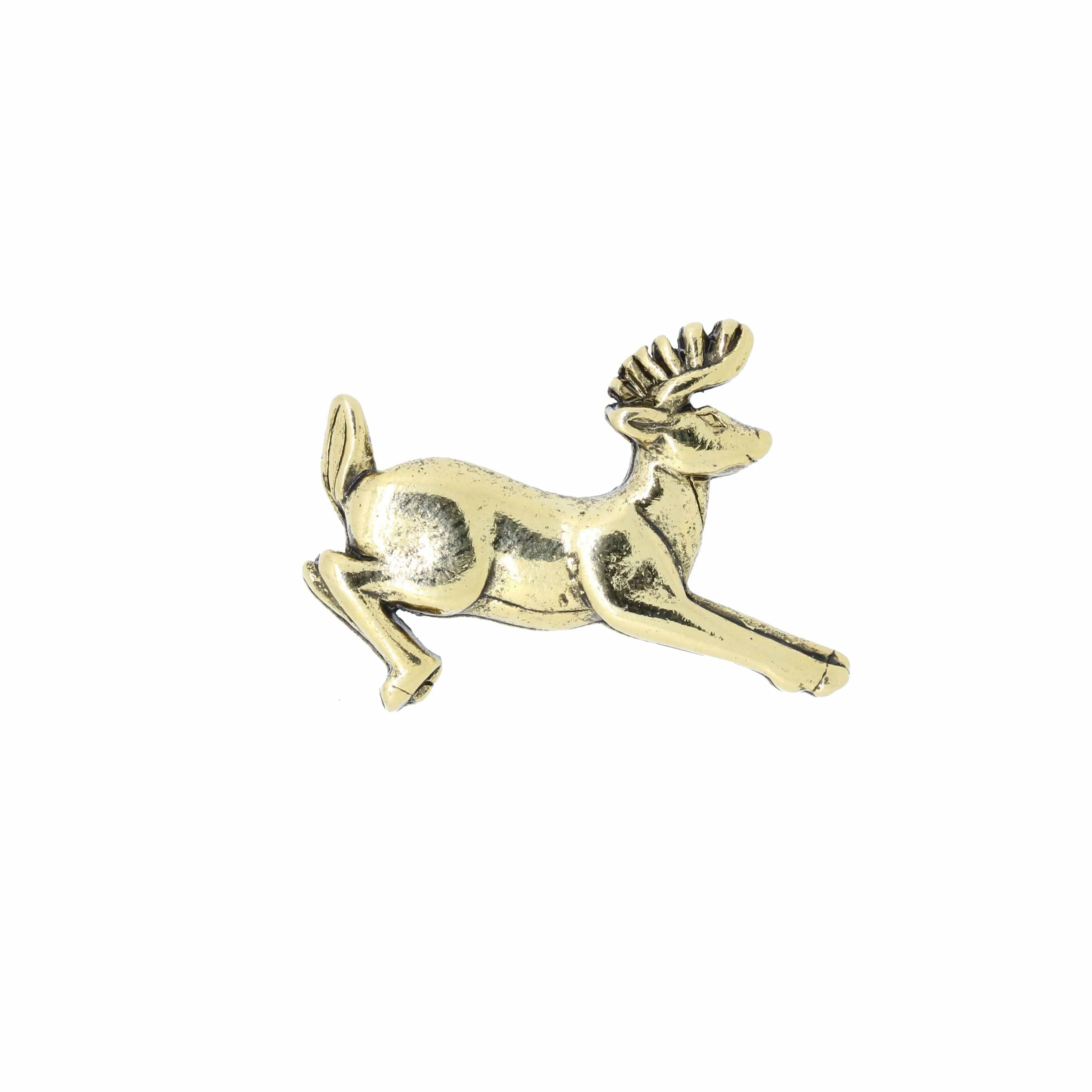 Deer Gold Lapel Pin