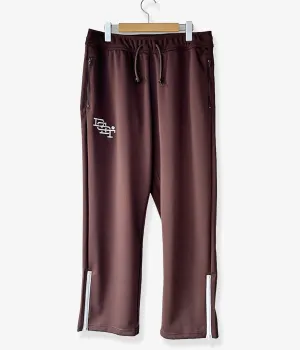 DESCENDANT/CLUB TRACK TROUSERS  (BROWN)