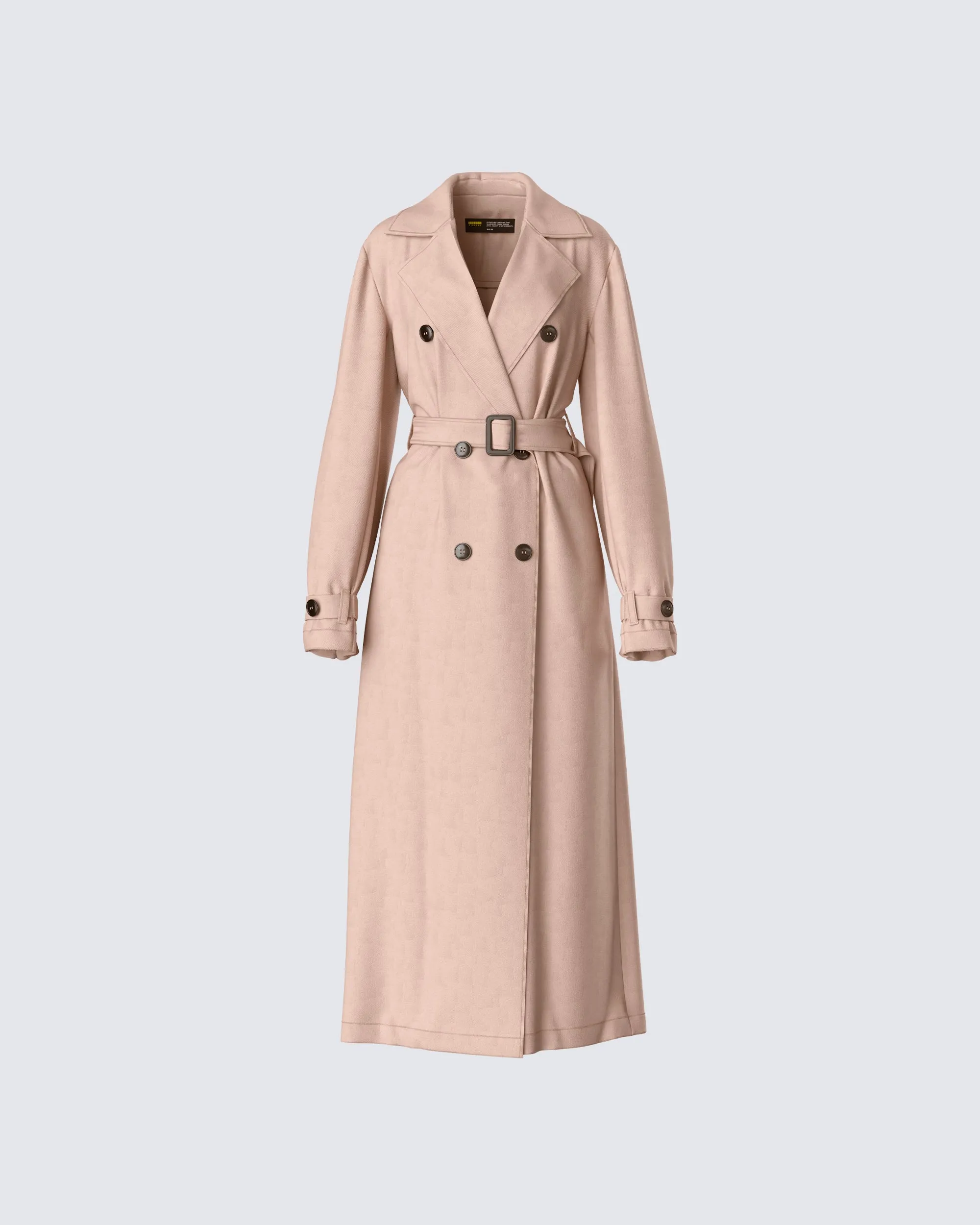 Doutzen Tan Twill Trench Coat