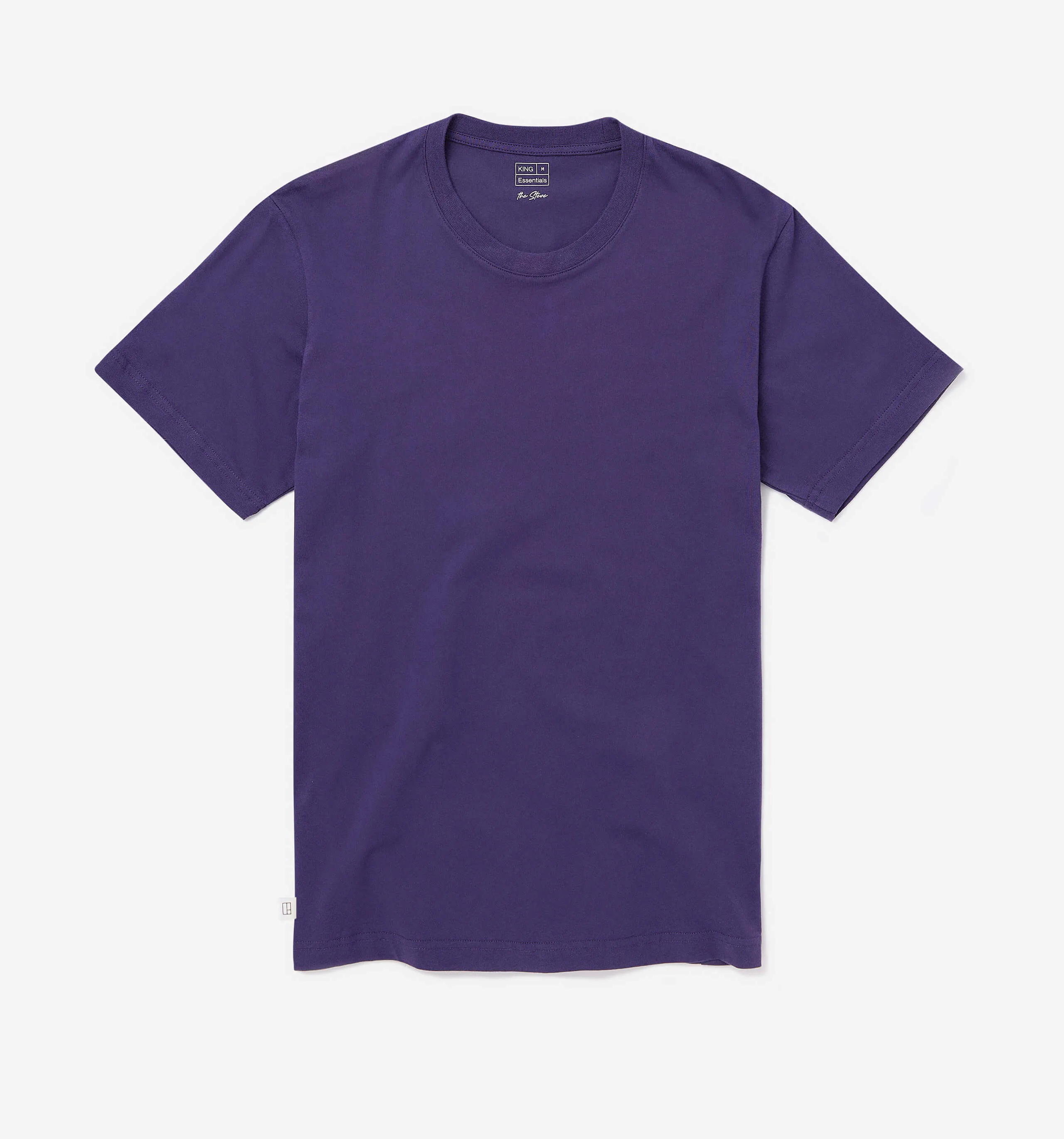 Essential Cotton T-shirt Dark Purple