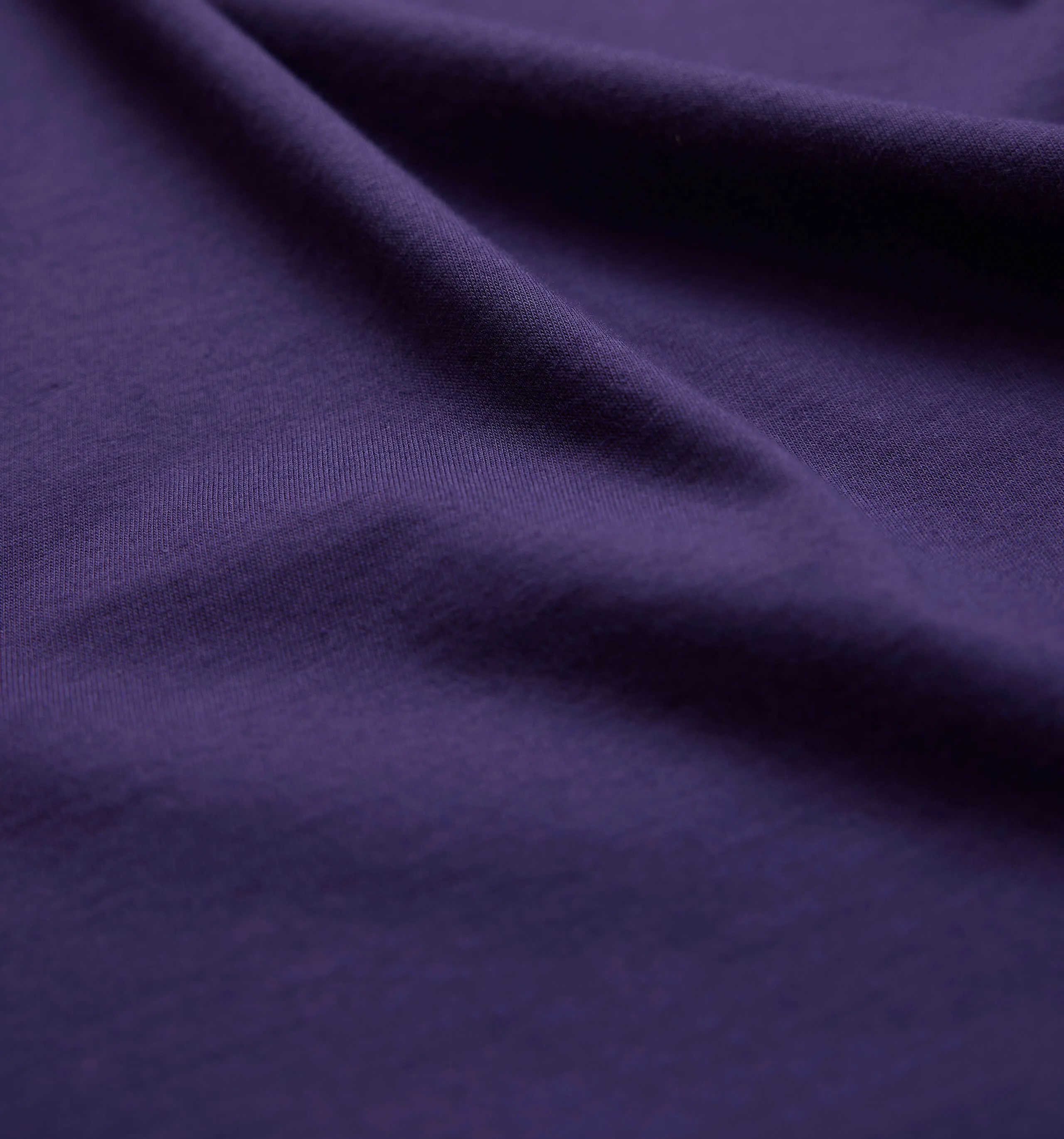 Essential Cotton T-shirt Dark Purple