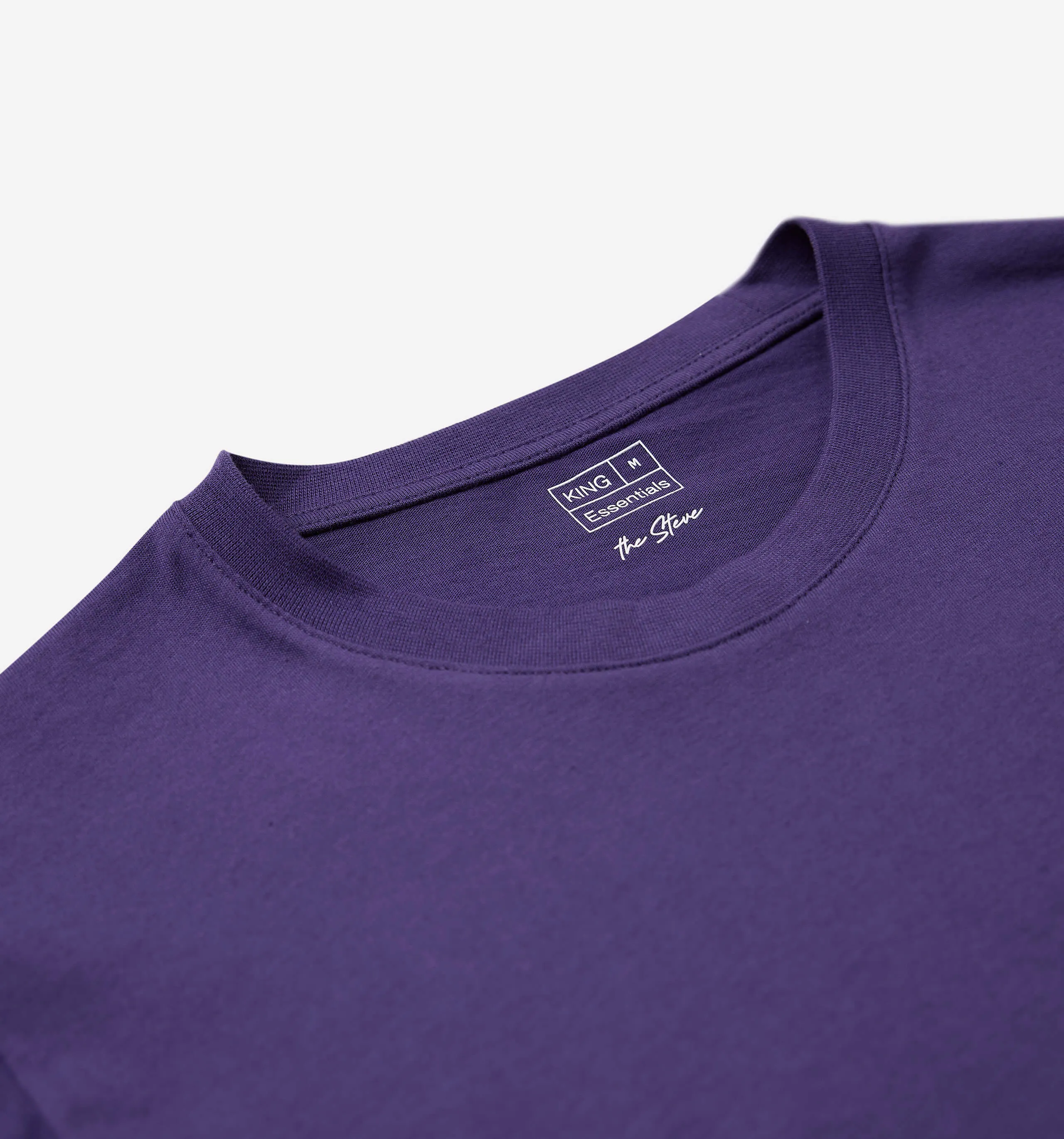 Essential Cotton T-shirt Dark Purple