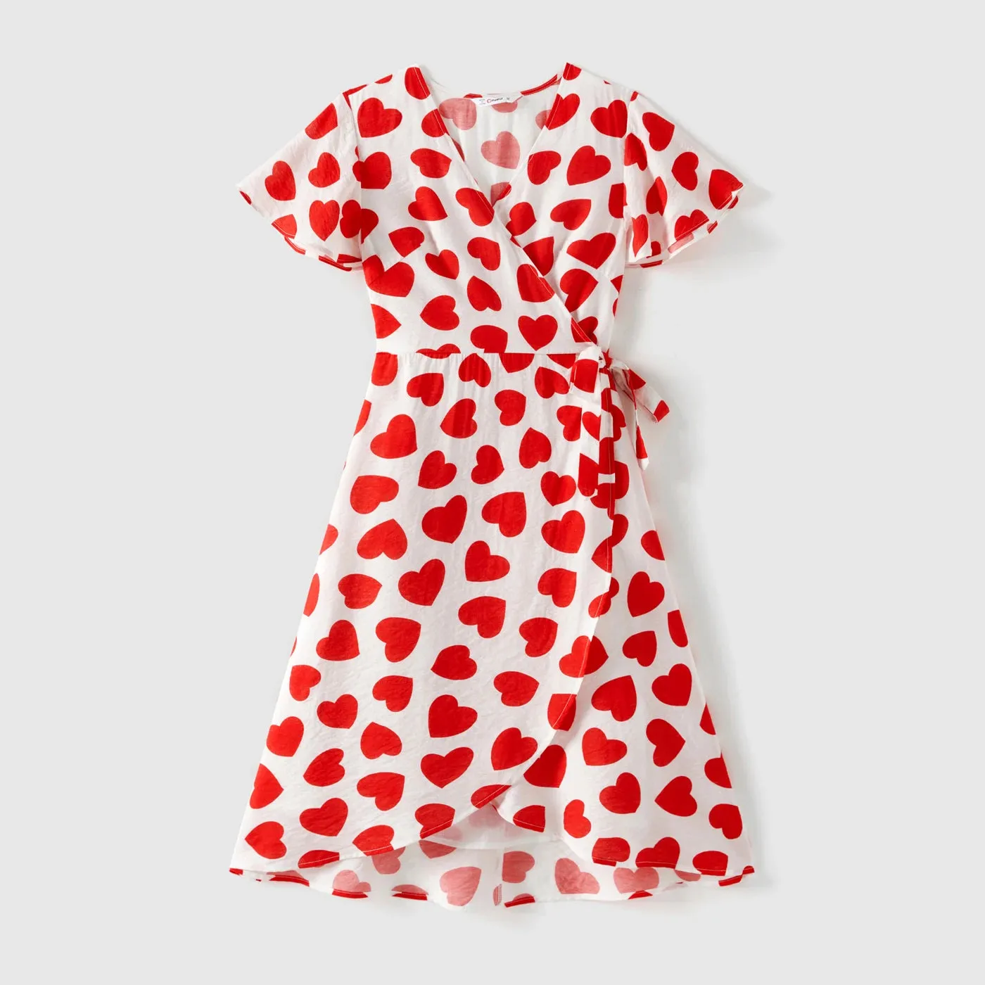 Family Matching Dress Allover Heart Print Dresses