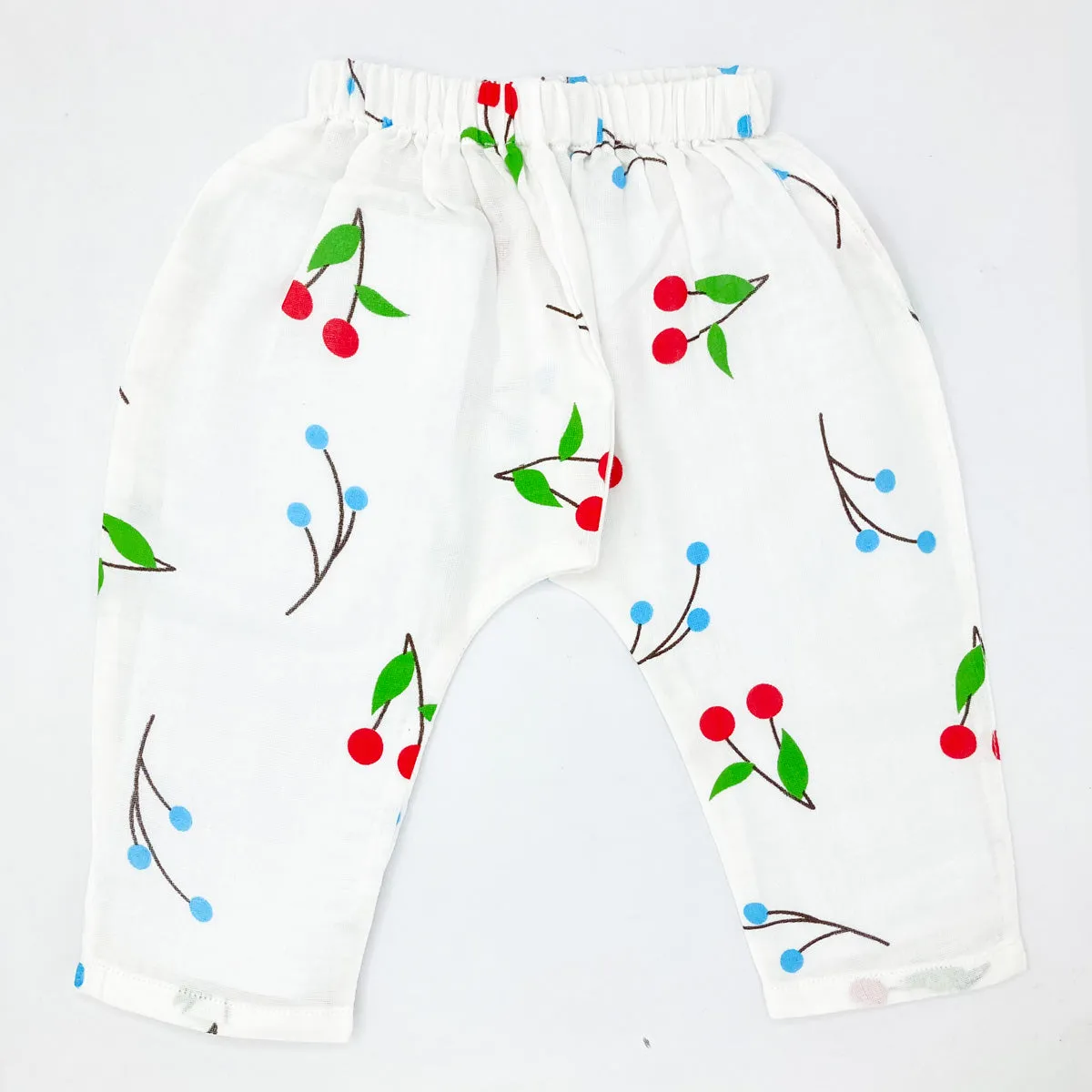 Full sleeve Jabla -Pyjama Set -Organic Muslin -Berry