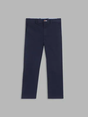 Gant Boys Navy Blue Regular Fit Chinos Trouser