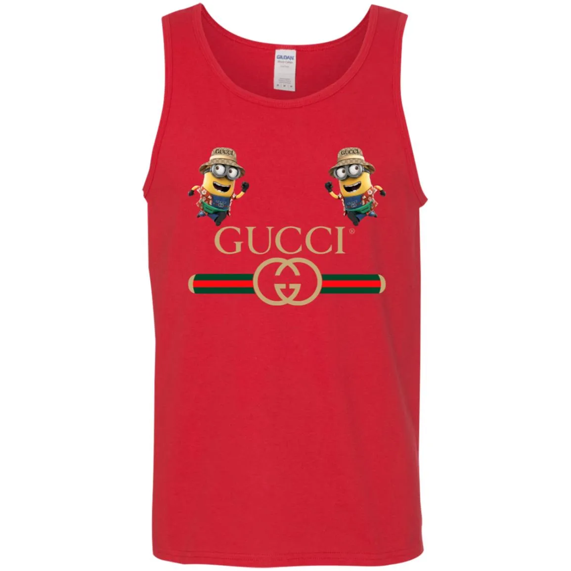 Gucci T-shirt Minion Funny Film T-shirt Men Cotton Tank