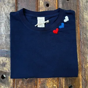 Happy 4th Hearts Tee(4Colors)