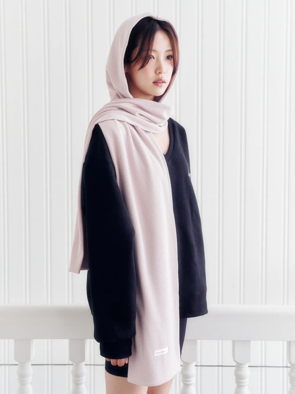 [INNERMUSEUM] FW 23 Knit Balaclava Long muffler(PINK)