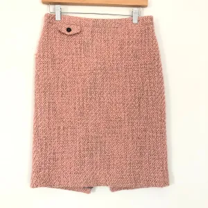 J Crew Tweed Pink Pencil Skirt- Size 2