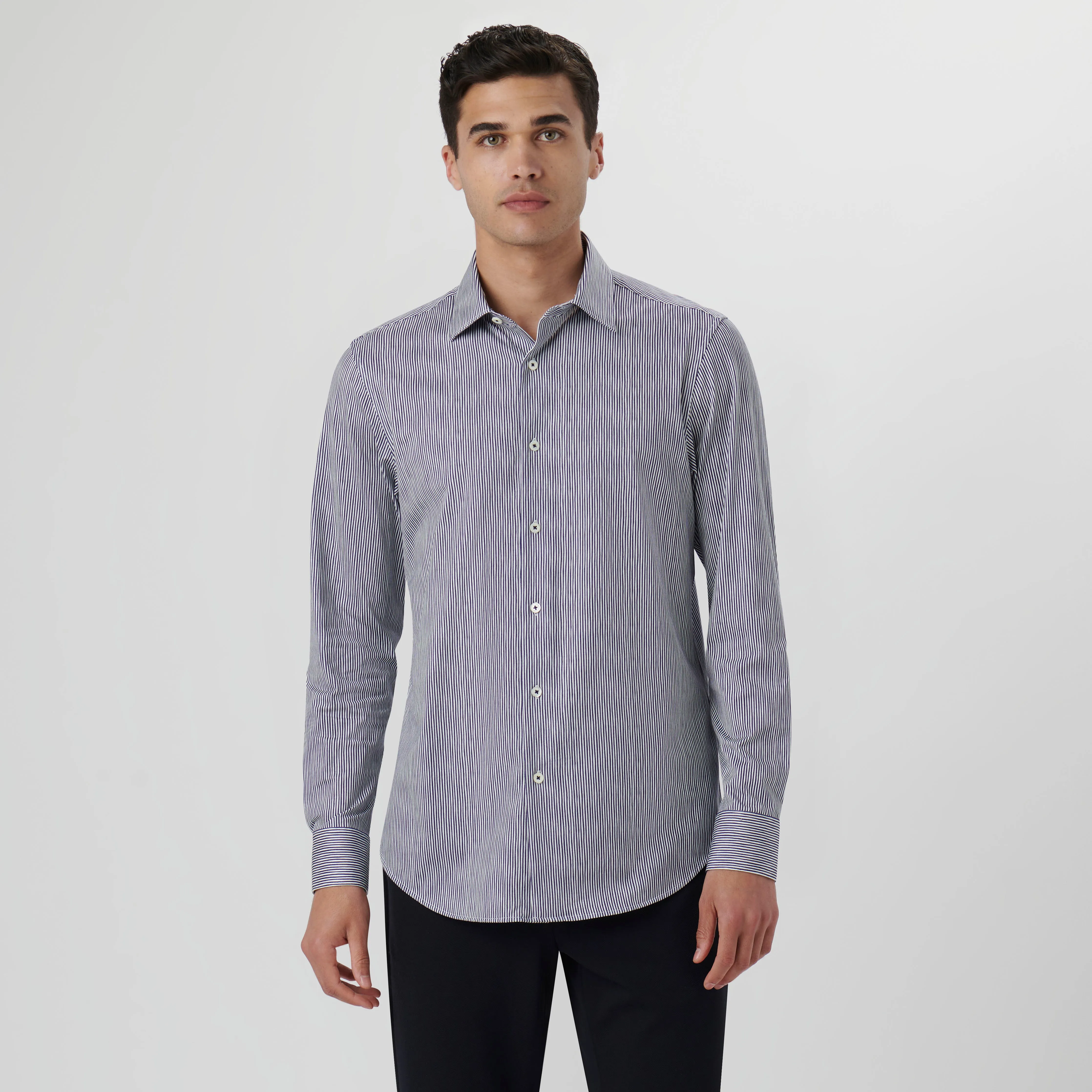 James Pencil Stripe OoohCotton Shirt