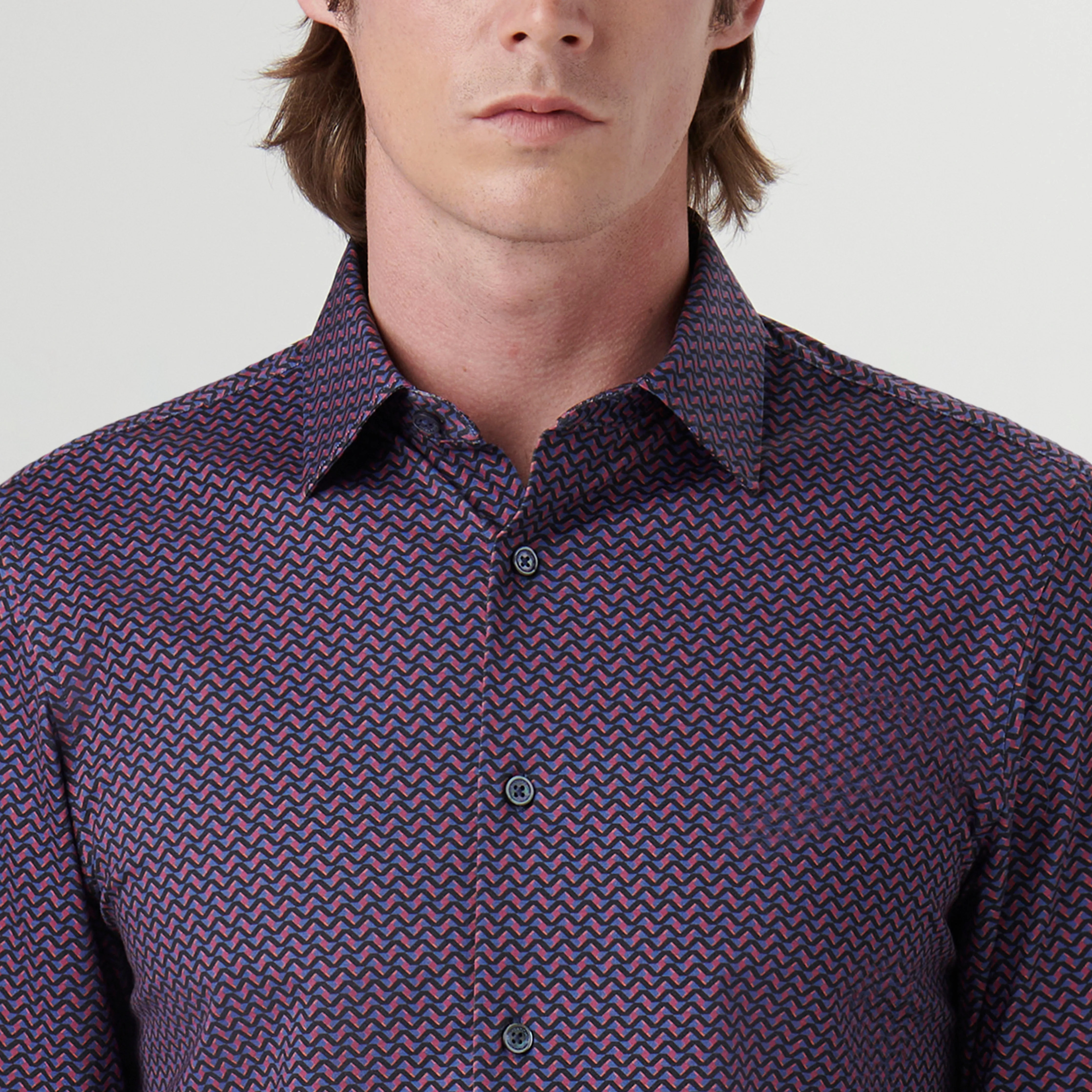 James Serpentine Stripe OoohCotton Shirt