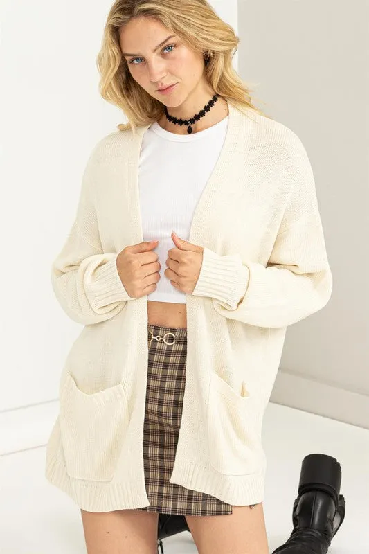 Keep Me Warm Cardigan - Cream