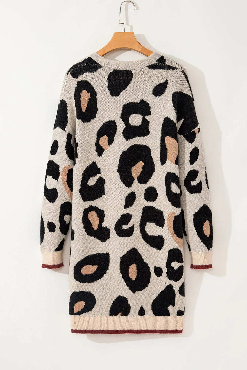 Leopard Open Cardigan