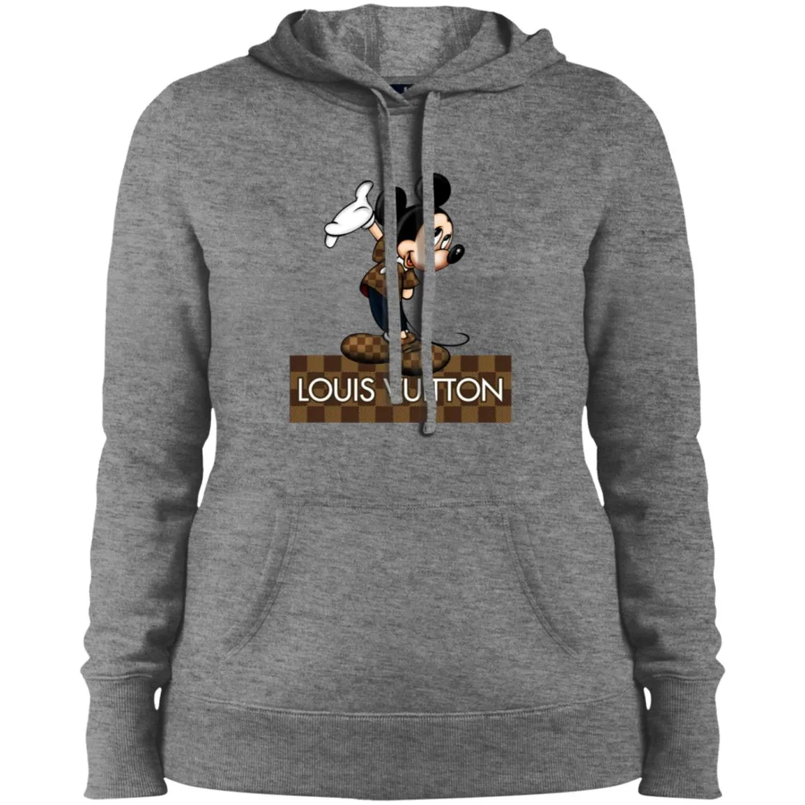 Louis Vuitton Mickey T-shirt Women Hooded Sweatshirt