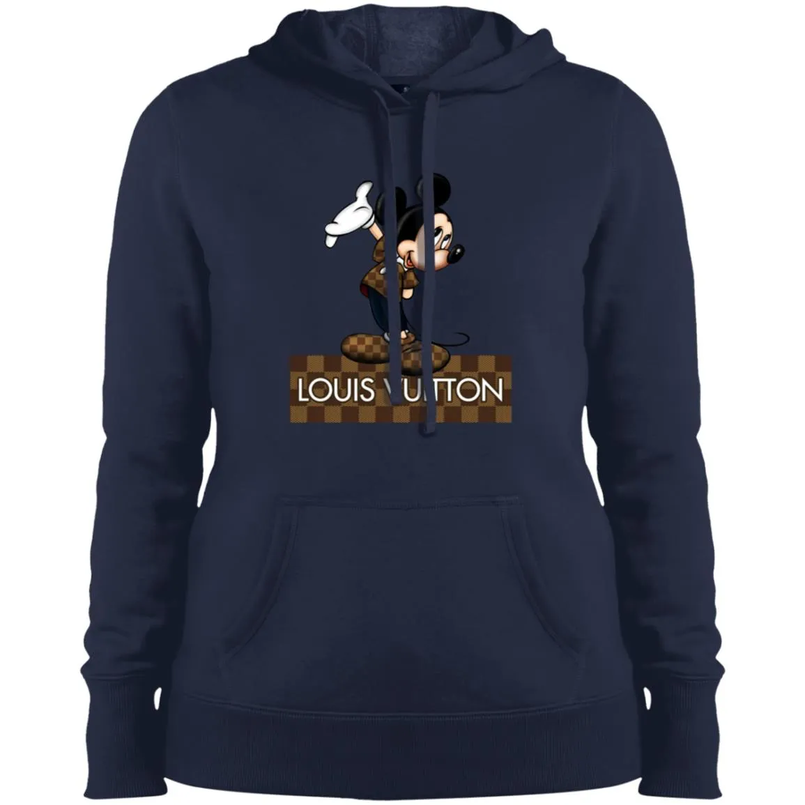 Louis Vuitton Mickey T-shirt Women Hooded Sweatshirt