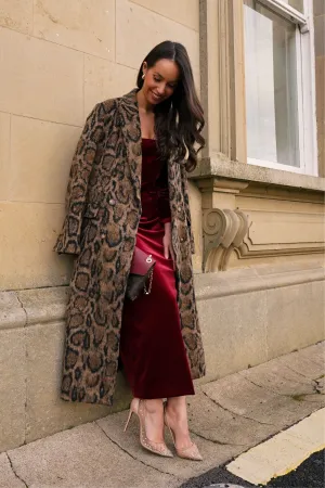 Love Laura Coat In Leopard