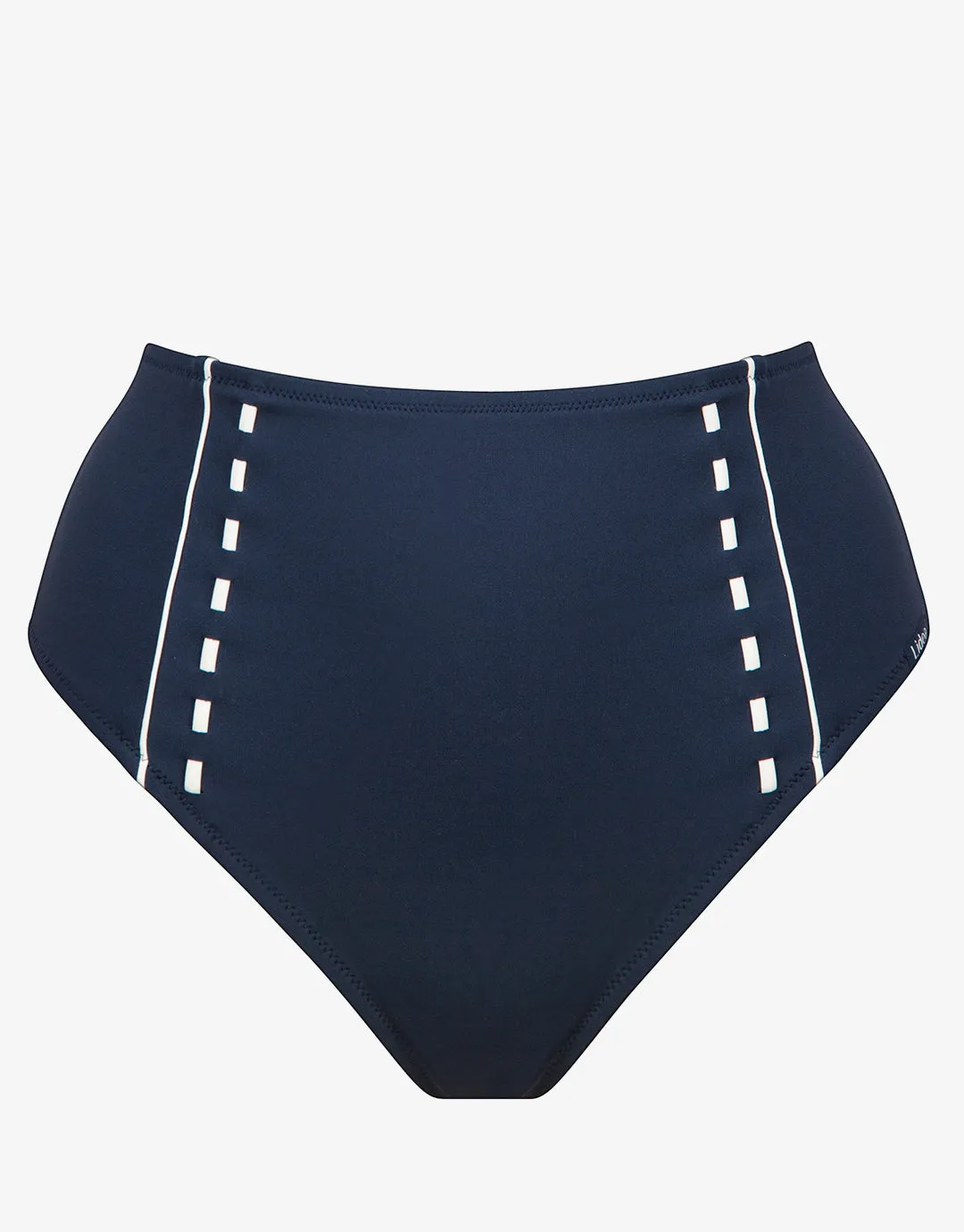 Marine Mindset High Waist Bikini Pant - Skipper Blue