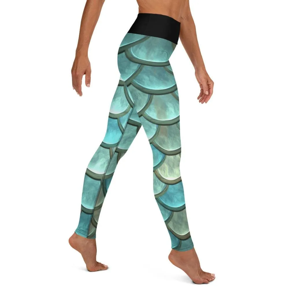 Mermaid Maiden ~ High-Waist Leggings