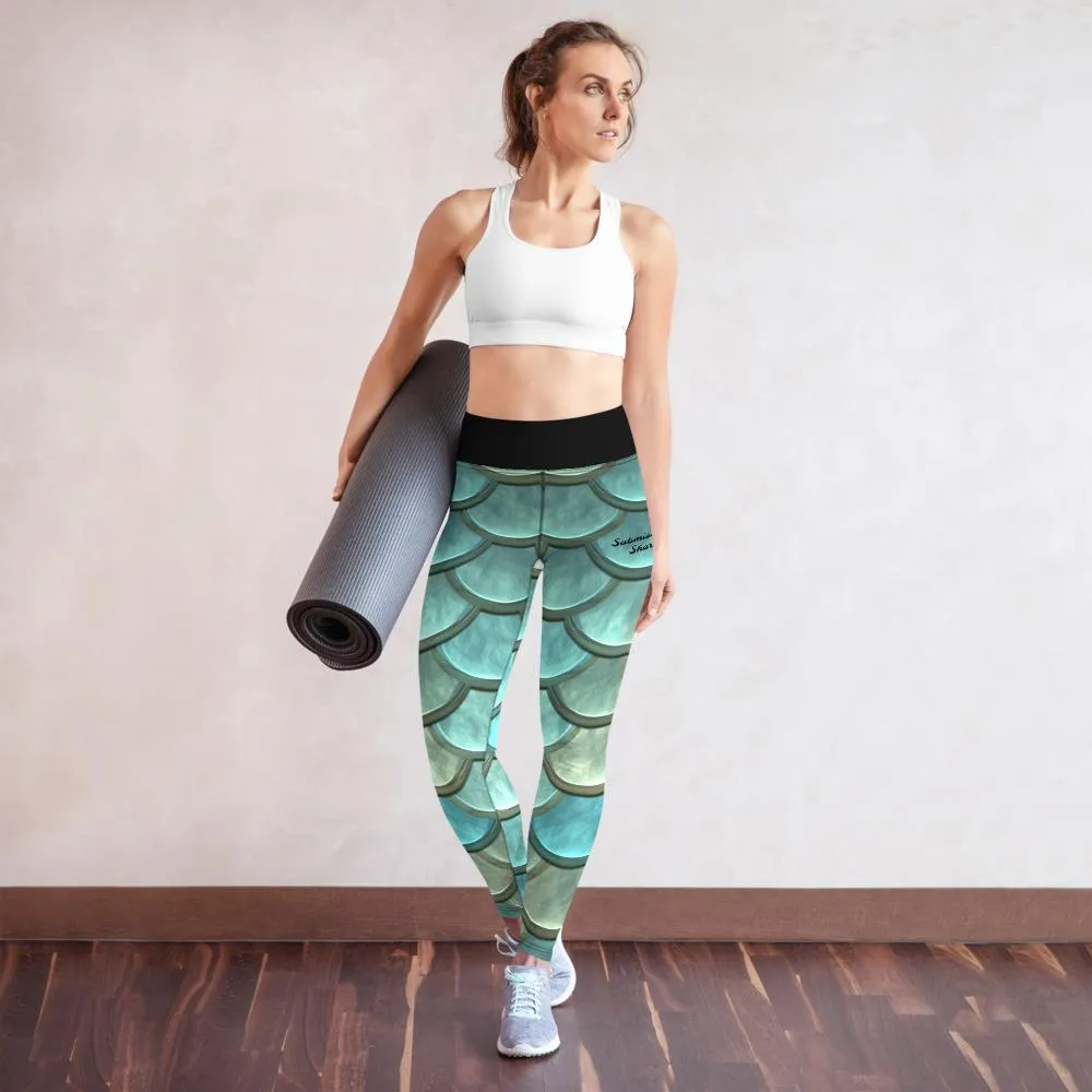 Mermaid Maiden ~ High-Waist Leggings