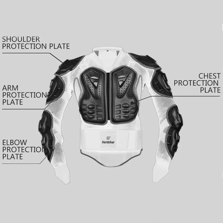 Motorcycle Armor Jacket | Ultimate Protective Gear for Motocross Racing & Riding"