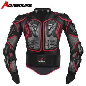 Motorcycle Armor Jacket | Ultimate Protective Gear for Motocross Racing & Riding"