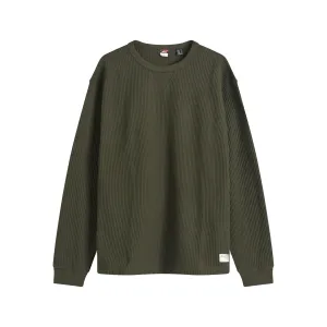 Nanga Eco Hybrid Waffle L/S Tee Khaki