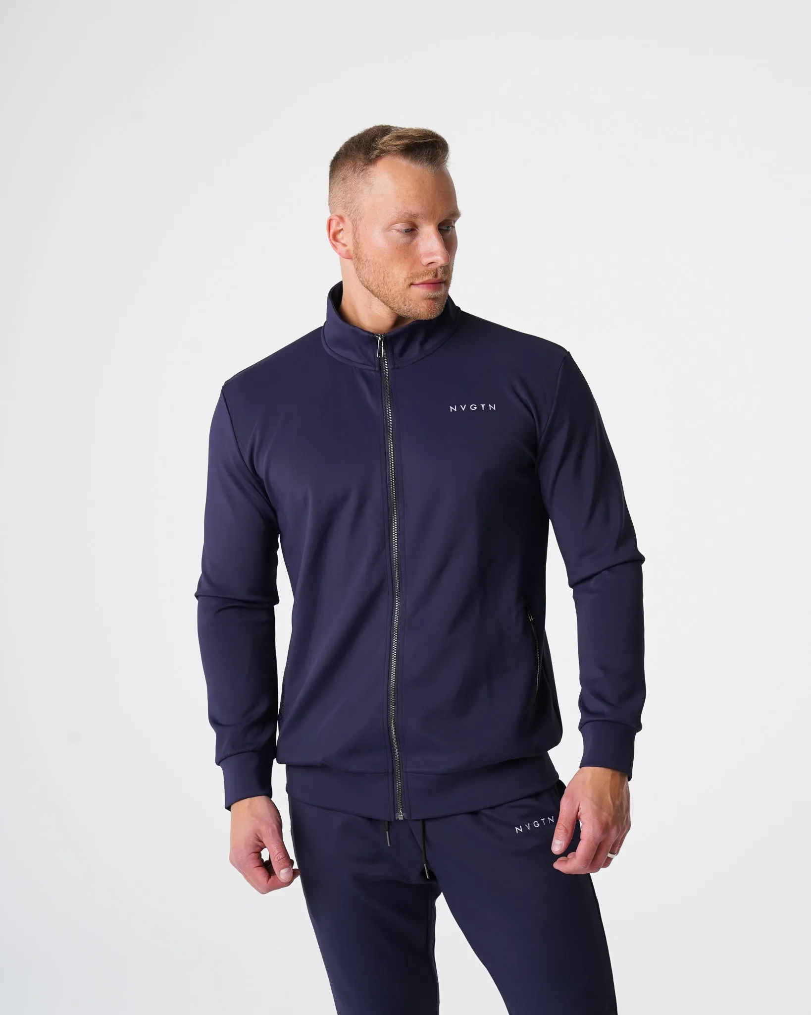 Navy Track Jacket