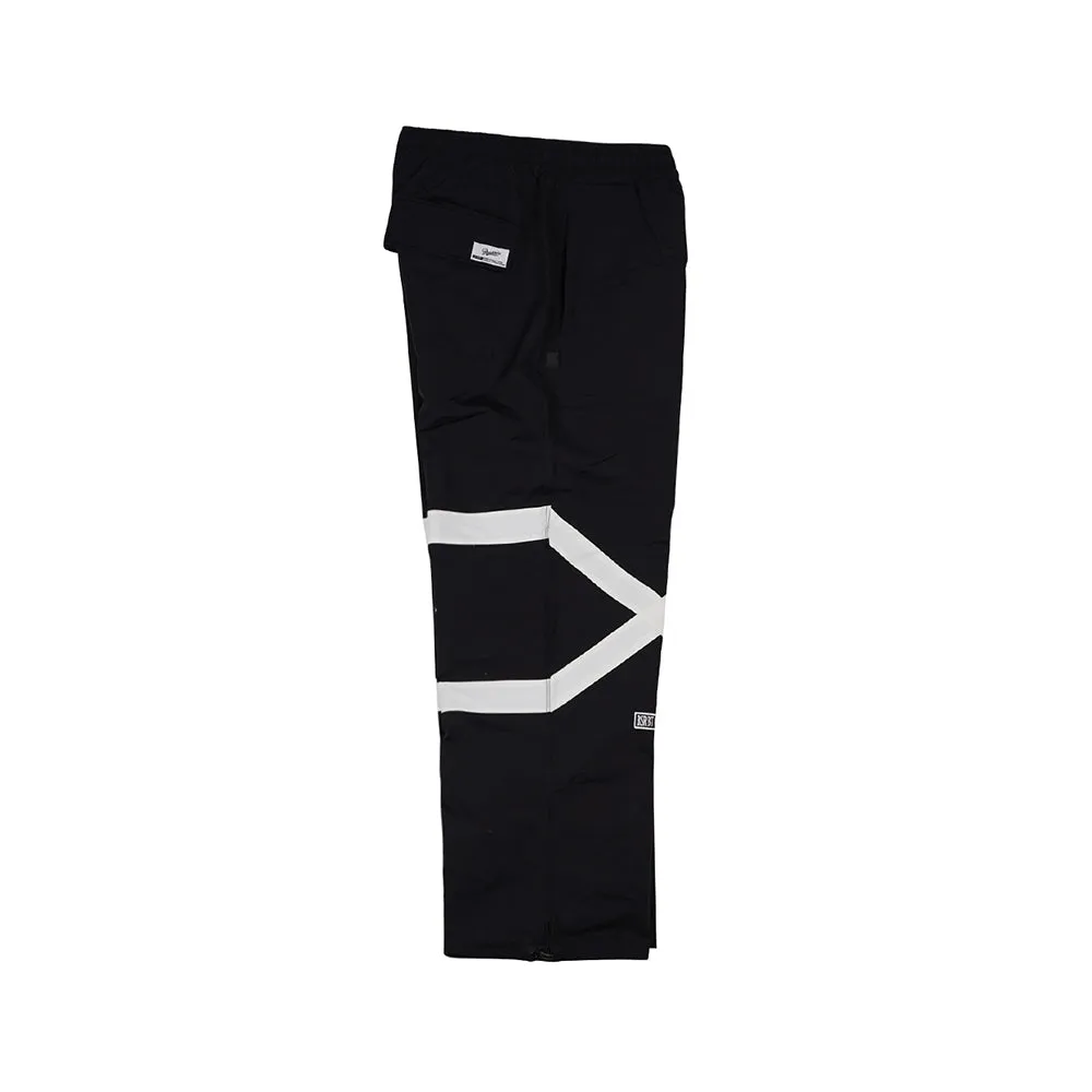 NEW POT-X REFLECTIVE TRACK PANTS BLACK