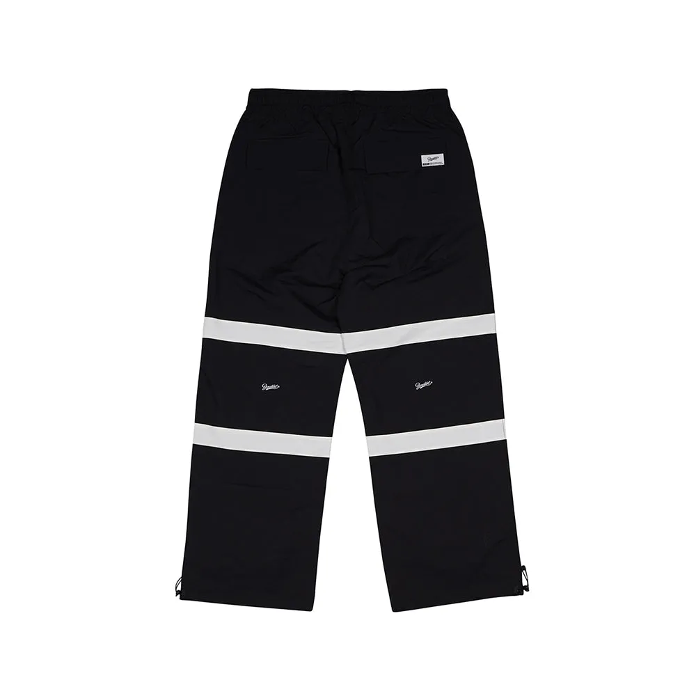 NEW POT-X REFLECTIVE TRACK PANTS BLACK