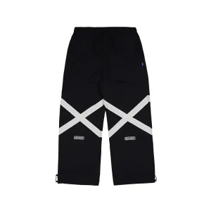 NEW POT-X REFLECTIVE TRACK PANTS BLACK