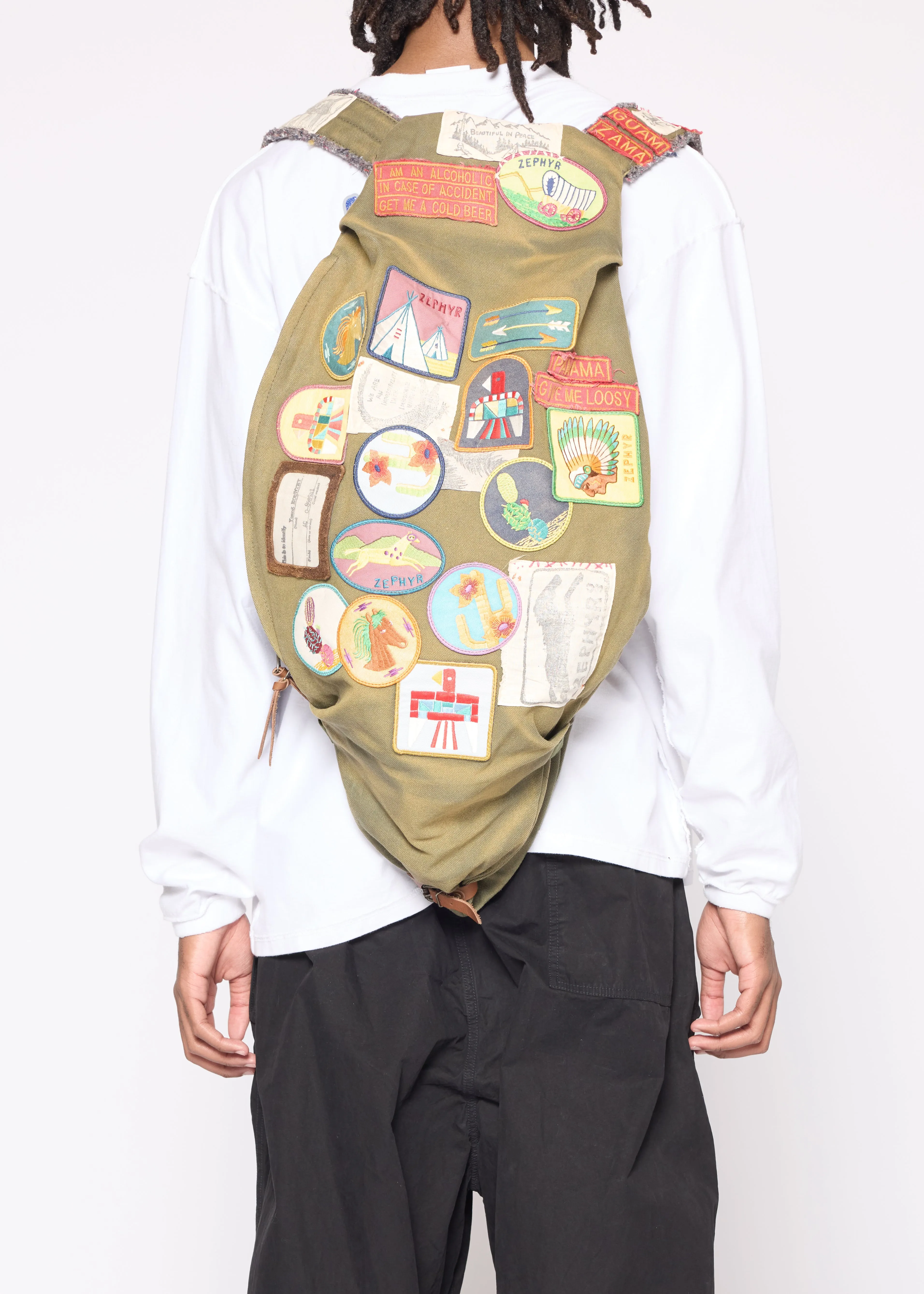 No.8 Snufkin Patch Canvas Bag