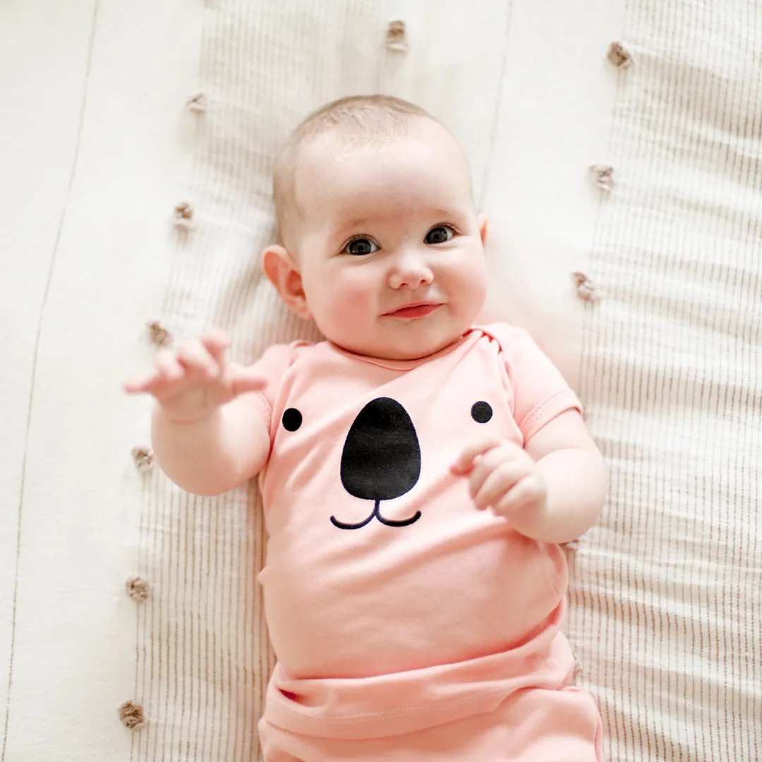 Organic Baby Pink Koala Set