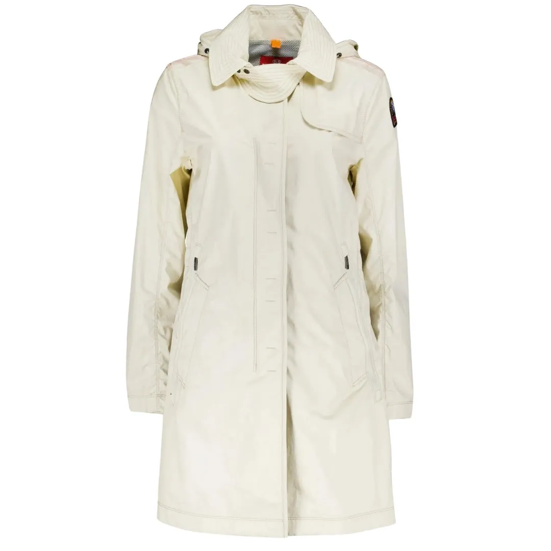 Parajumpers Avery Beige Hooded Trench Jacket