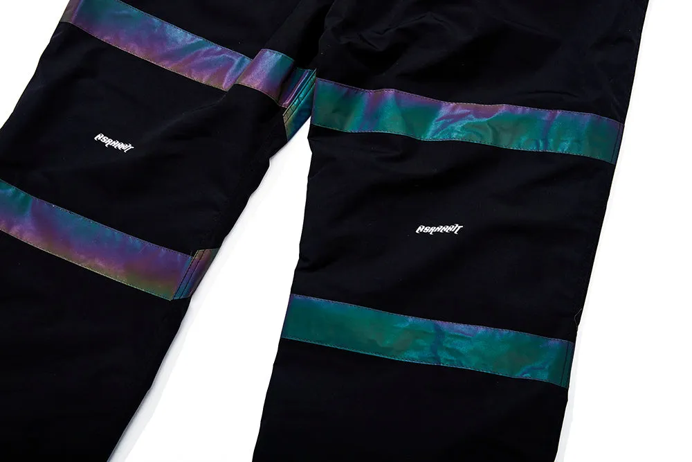 POT-X RAINBOW REFLECTIVE JOGGER PANTS BLACK